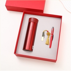 保温杯+U盘+签字笔|商务礼品套装