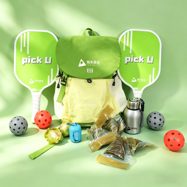 端午运动礼盒 匹克球拍背包保温杯粽子套装 企业定制户外礼品